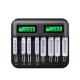 Multi 8 Slots LCD Display Battery Charger Travel Portable Car Chargers Smart Charger For Nimh Nicd AA/AAA/SC/C/D/9V Rechargeable Battery Multi 8 Slots LCD Display Battery Charger Travel Portable Car Chargers Smart Charger For Nimh Nicd AA/AAA/SC/C/D/9V Rechargeable Battery