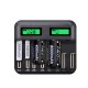 Multi 8 Slots LCD Display Battery Charger Travel Portable Car Chargers Smart Charger For Nimh Nicd AA/AAA/SC/C/D/9V Rechargeable Battery Multi 8 Slots LCD Display Battery Charger Travel Portable Car Chargers Smart Charger For Nimh Nicd AA/AAA/SC/C/D/9V Rechargeable Battery