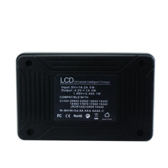 SW-1 LCD Display Micro-USB Port Rapid Smart Battery Charger For 18650 26650 Single Slot SW-1 LCD Display Micro-USB Port Rapid Smart Battery Charger For 18650 26650 Single Slot