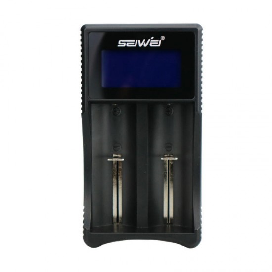 SW-3 LCD Display Micro-USB Output Rapid Smart Battery Charger 2Slots