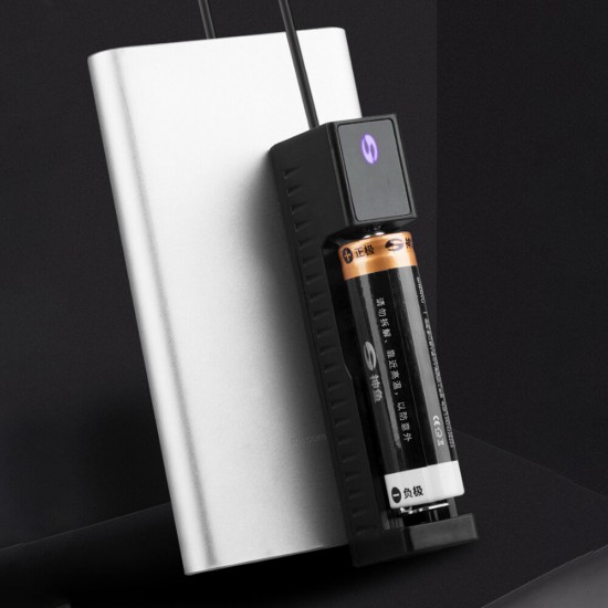 4.2V 1A Intelligent USB Charging Battery Charger 1 Slot Portable Mini Battery Charger For 18650/26650/21700 Li-ion Battery With USB Cable 4.2V 1A Intelligent USB Charging Battery Charger 1 Slot Portable Mini Battery Charger For 18650/26650/21700 Li-ion Battery With USB Cable