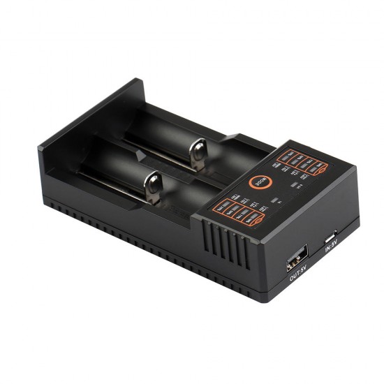 Rich HG2 USB Port Multifunction Smart Battery Charger For 18650 26650 AA AAA 2Slots Rich HG2 USB Port Multifunction Smart Battery Charger For 18650 26650 AA AAA 2Slots