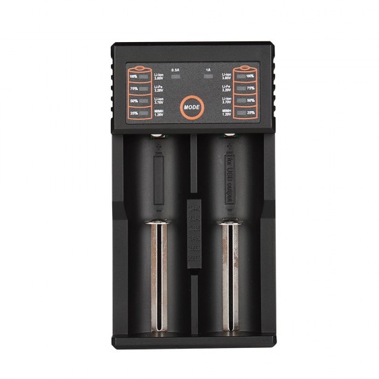 Rich HG2 USB Port Multifunction Smart Battery Charger For 18650 26650 AA AAA 2Slots Rich HG2 USB Port Multifunction Smart Battery Charger For 18650 26650 AA AAA 2Slots