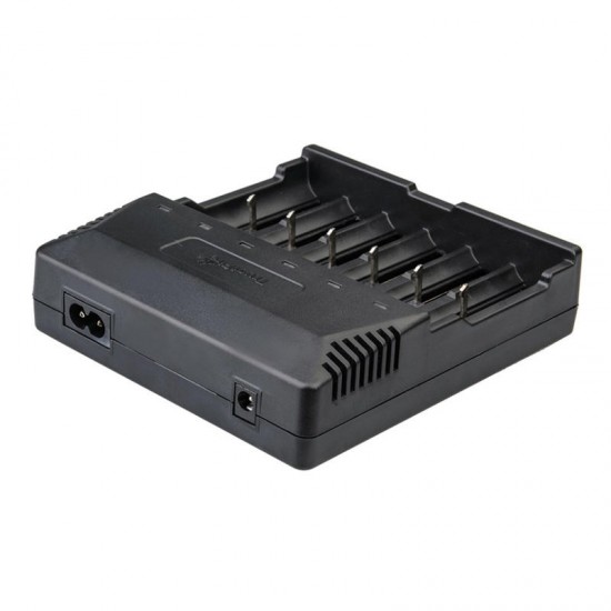 TR-012 Digicharger Intelligent Battery Charger 6 Slots Smart Universal Charger EU/US Plug For 18650 18350 16340 14500 AA AAA