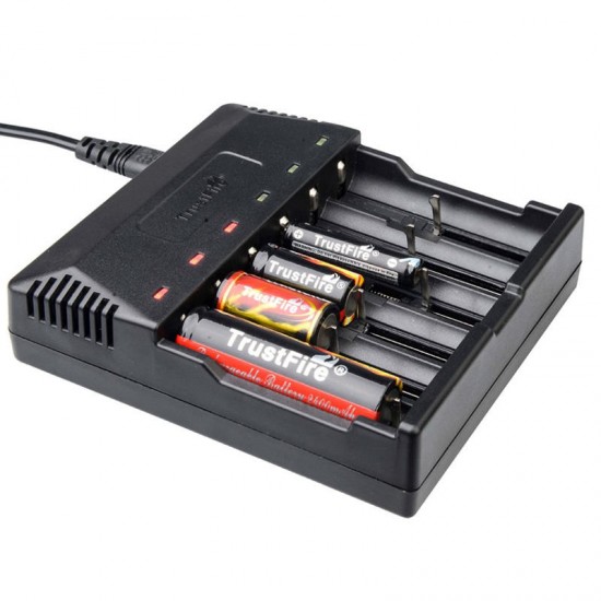 TR-012 Digicharger Intelligent Battery Charger 6 Slots Smart Universal Charger EU/US Plug For 18650 18350 16340 14500 AA AAA