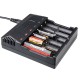 TR-012 Digicharger Intelligent Battery Charger 6 Slots Smart Universal Charger EU/US Plug For 18650 18350 16340 14500 AA AAA