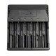 TR-012 Digicharger Intelligent Battery Charger 6 Slots Smart Universal Charger EU/US Plug For 18650 18350 16340 14500 AA AAA