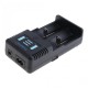 TR-019 Intelligent Fast Battery Charger 2 Slots Charger Li-ion Battery For 18650/26650/25500/21700 / 20700/14500 For EU US Plug