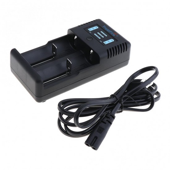 TR-019 Intelligent Fast Battery Charger 2 Slots Charger Li-ion Battery For 18650/26650/25500/21700 / 20700/14500 For EU US Plug TR-019 Intelligent Fast Battery Charger 2 Slots Charger Li-ion Battery For 18650/26650/25500/21700 / 20700/14500 For EU US Plug
