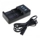 TR-019 Intelligent Fast Battery Charger 2 Slots Charger Li-ion Battery For 18650/26650/25500/21700 / 20700/14500 For EU US Plug