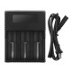 TR-018 Intelligent Fast 3 Slots Li-ion Battery Charger LED Indicate for 23650 26650 21700 20700 14500 18650 18350 Battery
