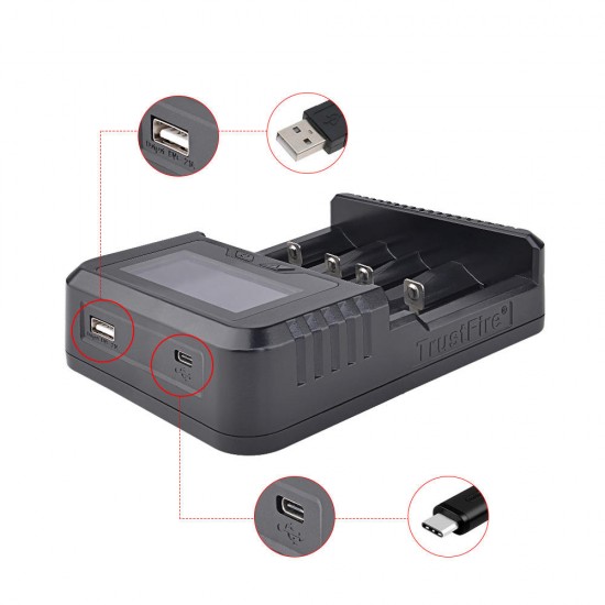 TR-020 QC3.0 Quick Charge Universal USB Charging Battery Charger