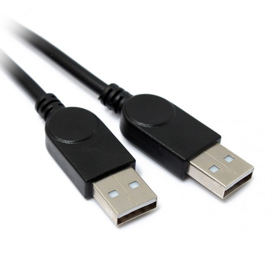 USB 2.0 A Female to Dual A Male Data Sync Power Charger Y Cable