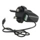 Universal 3.5mm UK Plug AC Charger For LED Flashlight Headlamp 55cm Universal 3.5mm UK Plug AC Charger For LED Flashlight Headlamp 55cm