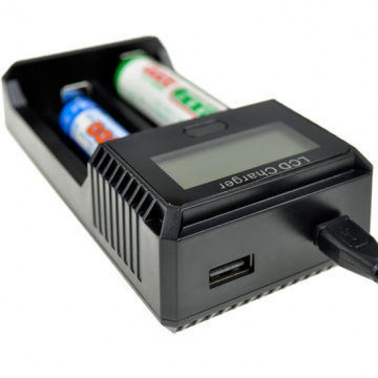 ZH221C 2 Slot Digital Displays battery charger Ni-MH/Lithium ion Battery Charger