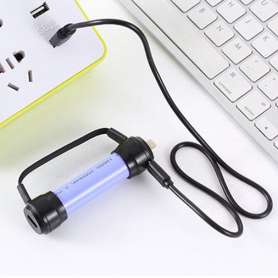 XC01 Mini Magnetic Emergency Charger Portable USB 18650 Battery Charger for Mobile Phone