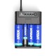 XP4 4Slots HD LCD Screen Current Optional USB Charging Battery Charger & USB Power Bank