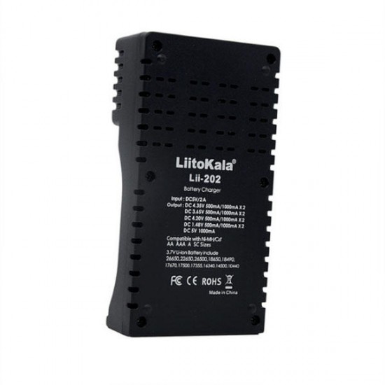 lii-202 5V 2A 18650/26650/16340/14500 Micro USB Battery Charger lii-202 5V 2A 18650/26650/16340/14500 Micro USB Battery Charger