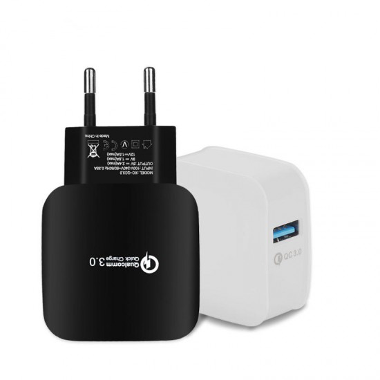 15W 2.4A QC3.0 Fast Charging EU Plug Travel Wall Charger For iphone X 8/8Plus Samsung S8 6 15W 2.4A QC3.0 Fast Charging EU Plug Travel Wall Charger For iphone X 8/8Plus Samsung S8 6