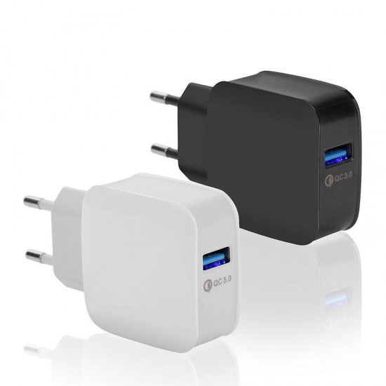 15W 2.4A QC3.0 Fast Charging EU Plug Travel Wall Charger For iphone X 8/8Plus Samsung S8 6 15W 2.4A QC3.0 Fast Charging EU Plug Travel Wall Charger For iphone X 8/8Plus Samsung S8 6