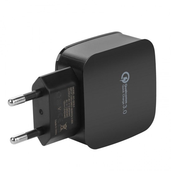 15W 2.4A QC3.0 Fast Charging EU Plug Travel Wall Charger For iphone X 8/8Plus Samsung S8 6