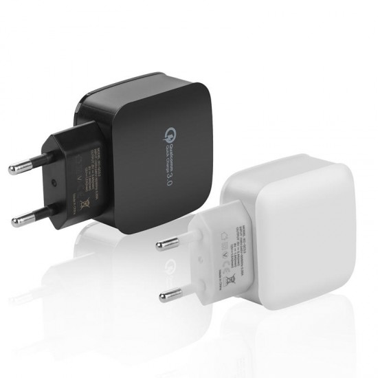 15W 2.4A QC3.0 Fast Charging EU Plug Travel Wall Charger For iphone X 8/8Plus Samsung S8 6 15W 2.4A QC3.0 Fast Charging EU Plug Travel Wall Charger For iphone X 8/8Plus Samsung S8 6