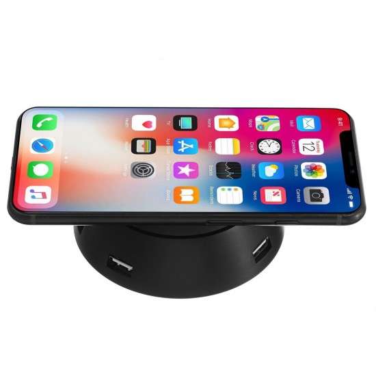 20W 110V-220V 6 USB Ports Wireless Charger For iPhone X/ 8/ 8P Galaxy S8/S8+