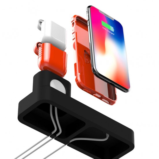 3 In 1 Charging Dock Station Phone Holder For iPhone/Apple Watch/Apple AirPods