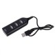 4 USB 2.0 Ports Charger With Cable For Mobile Phones Black 4 USB 2.0 Ports Charger With Cable For Mobile Phones Black