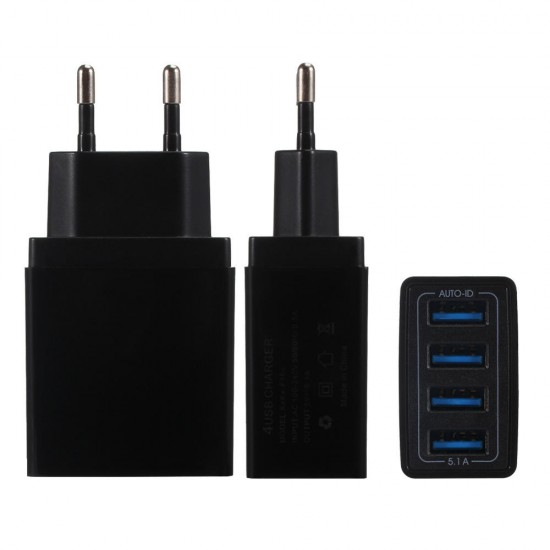 5.1A 4 USB Port Fasting Charging Adapter Charger for iPhone XR XS Max Xiaomi Mi9 S9 Note9 S10 5.1A 4 USB Port Fasting Charging Adapter Charger for iPhone XR XS Max Xiaomi Mi9 S9 Note9 S10
