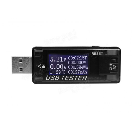 8 in1 QC2.0 3.0 4-30V Electrical Power USB Capacity Voltage Tester Current Meter Monitor