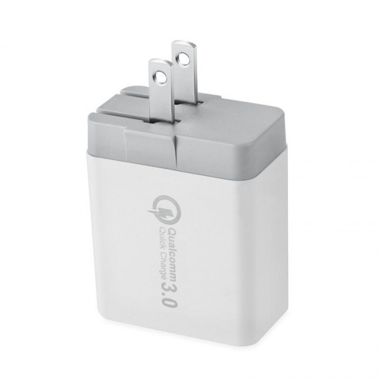 3 USB Ports 3A QC3.0 US Wall Travel Charger For iphoneX 8/8Plus Samsung S8 Letv 6 mi5 mi 3 USB Ports 3A QC3.0 US Wall Travel Charger For iphoneX 8/8Plus Samsung S8 Letv 6 mi5 mi