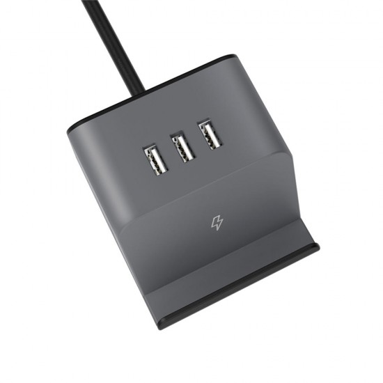 3 USB Ports Charger Adapter Power Strip With Wireless Charger With Extended Line Indicator Light From Xiaomi Eco-System For HUAWEI P30 Mate 20Pro XIAOMI MI8 MI9 S10 S10+ 3 USB Ports Charger Adapter Power Strip With Wireless Charger With Extended Line Indicator Light From Xiaomi Eco-System For HUAWEI P30 Mate 20Pro XIAOMI MI8 MI9 S10 S10+