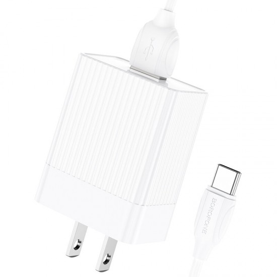 BA47 QC3.0 USB Charger Wall Charger Adapter Fast Charging For iPhone XS 11Pro Huawei P30 P40 Pro MI10 Note 9S - EU