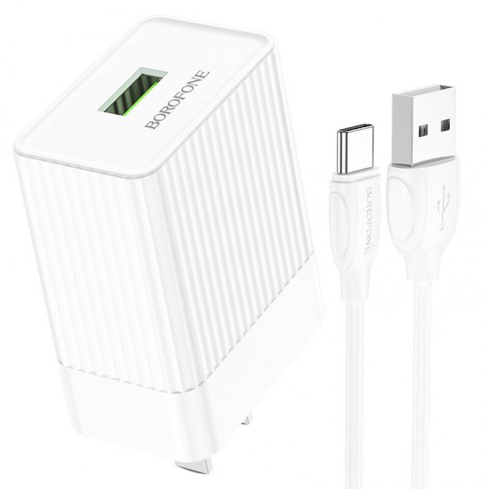 BA47 QC3.0 USB Charger Wall Charger Adapter Fast Charging For iPhone XS 11Pro Huawei P30 P40 Pro MI10 Note 9S - EU