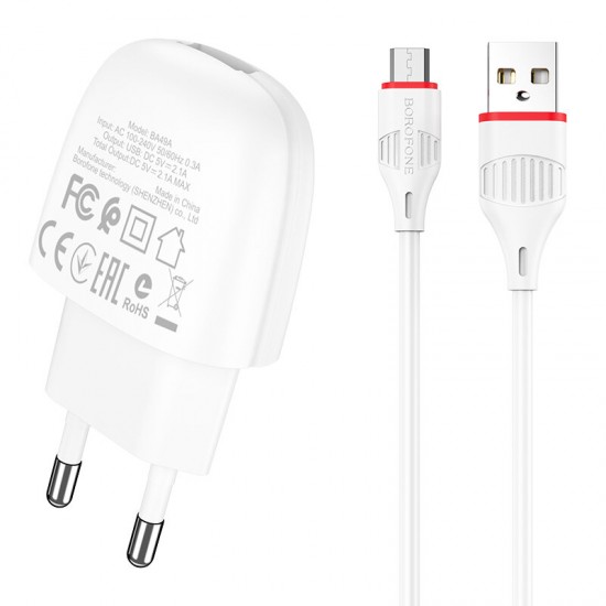 BA49A USB Charger Fast Charging Wall Travel Charger Adapter wiht USB Cable For iPhone XS 11Pro Huawei P30 P40 Pro MI10 Note 9S BA49A USB Charger Fast Charging Wall Travel Charger Adapter wiht USB Cable For iPhone XS 11Pro Huawei P30 P40 Pro MI10 Note 9S