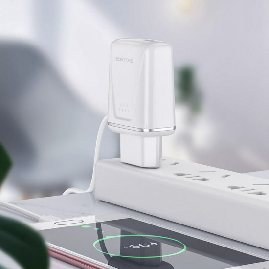 BA50A 2 USB Fast Charging USB Charger Adapter For iPhone 12 XS 11Pro Huawei BA50A 2 USB Fast Charging USB Charger Adapter For iPhone 12 XS 11Pro Huawei
