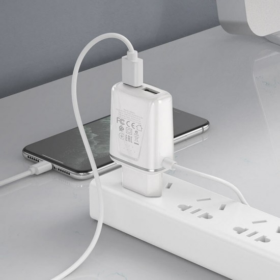 BA50A 2 USB Fast Charging USB Charger Adapter For iPhone 12 XS 11Pro Huawei BA50A 2 USB Fast Charging USB Charger Adapter For iPhone 12 XS 11Pro Huawei