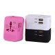 1000W 6A Dual USB Port Universal International Plug Fast Charging Adapter For iPhone XS 11Pro Huawei P30 Pro Mate 30 Mi9 9Pro 5G