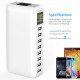 10A 8-Port USB Charger Smart Charger Digital Display Desktop Charging Station Adapter With EU Plug US Plug UK Plug AU Plug For iPhone 11 SE 2020 Huawei Xiaomi