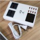 10A Multiport Digital Display Dual AC Fast Charging Universal USB Charger Adapter HUB For iPhone X XS Huawei P30 Pro S10+ Note 10-EU Plug