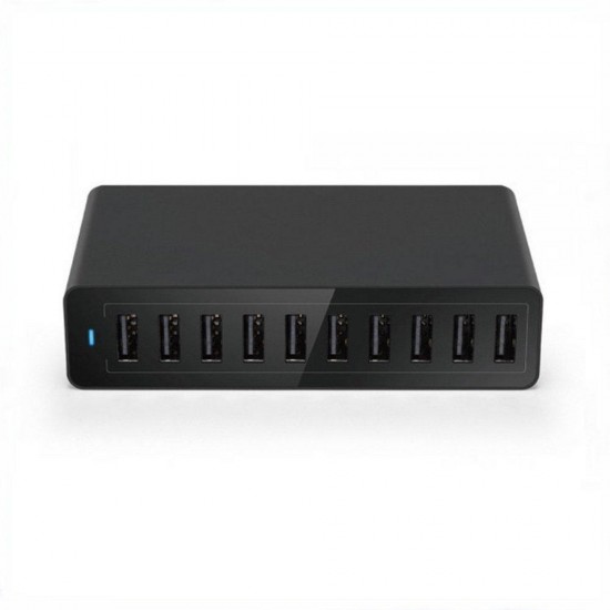 12A 60W Multi-port Smart Phone EU USB Charger Adapter For HUAWEI P30 XIAOMI MI9 S10 S10+ 12A 60W Multi-port Smart Phone EU USB Charger Adapter For HUAWEI P30 XIAOMI MI9 S10 S10+