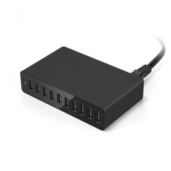 12A 60W Multi-port Smart Phone EU USB Charger Adapter For HUAWEI P30 XIAOMI MI9 S10 S10+ 12A 60W Multi-port Smart Phone EU USB Charger Adapter For HUAWEI P30 XIAOMI MI9 S10 S10+