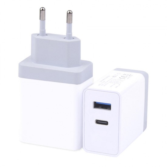 18W QC3.0 PD Type C Fast Charging EU US Plug USB Charger Adapter For iPhone X XS 11 Pro Huawei Mate 20 P30 Pro Mate 30 S10+ Note 10