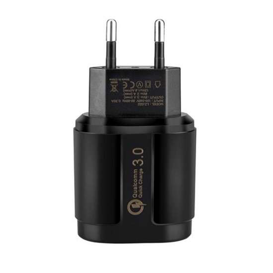 18W QC3.0 Travel Wall Fast USB Charger For Mix 3 Pocophone F1 Oneplus 6T S9 Note 9 18W QC3.0 Travel Wall Fast USB Charger For Mix 3 Pocophone F1 Oneplus 6T S9 Note 9