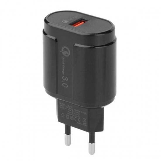 18W QC3.0 Travel Wall Fast USB Charger For Mix 3 Pocophone F1 Oneplus 6T S9 Note 9 18W QC3.0 Travel Wall Fast USB Charger For Mix 3 Pocophone F1 Oneplus 6T S9 Note 9
