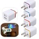 2.1A Dual Port USB Charger Fast Charging Dual USB Wall Charger Adapter For Huawei P30 P40 Pro Xiaomi Mi10 Redmi Note 9S S20