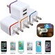 2.1A Dual Port USB Charger Fast Charging Dual USB Wall Charger Adapter For Huawei P30 P40 Pro Xiaomi Mi10 Redmi Note 9S S20