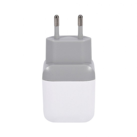 2.1A Dual USB Port Portable Fast Charging EU USB Charger Adapter For iPhone X XS MI9 HUAWEI P30 S10+