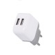 2.1A Dual USB Port Portable Fast Charging EU USB Charger Adapter For iPhone X XS MI9 HUAWEI P30 S10+